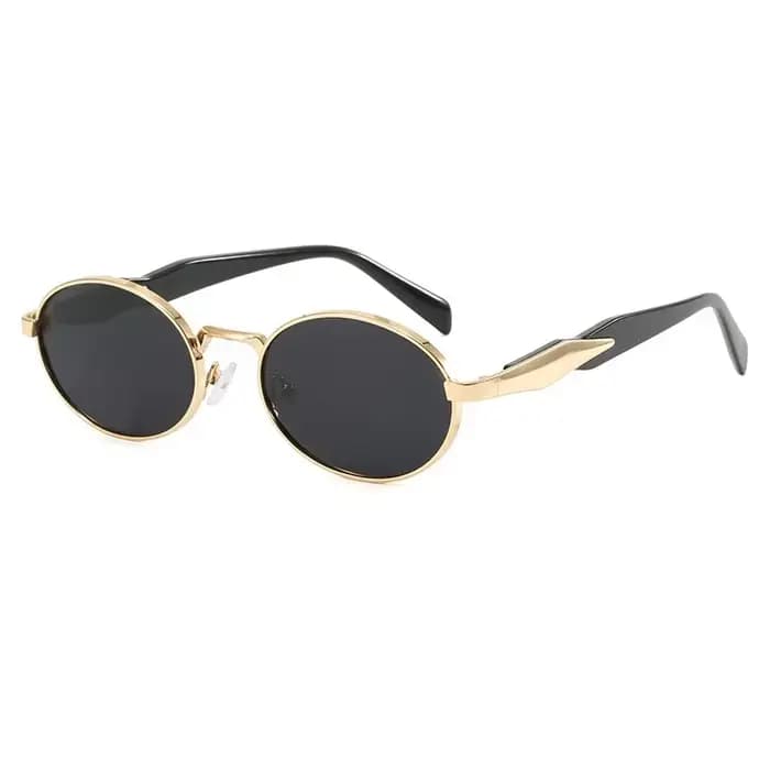 Lunettes de soleil ovales rétro tendance 2026 pour femmes, hommes, unisexe, design vintage Y2K, lune