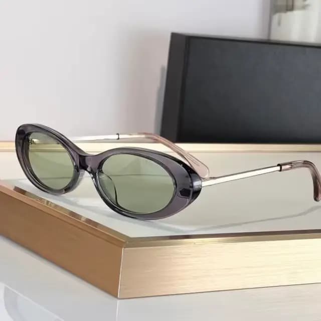 Nouvelles Lunettes de Soleil Ovales de Luxe 2026 pour Femme – Monture Fine de Marque Designer, Style