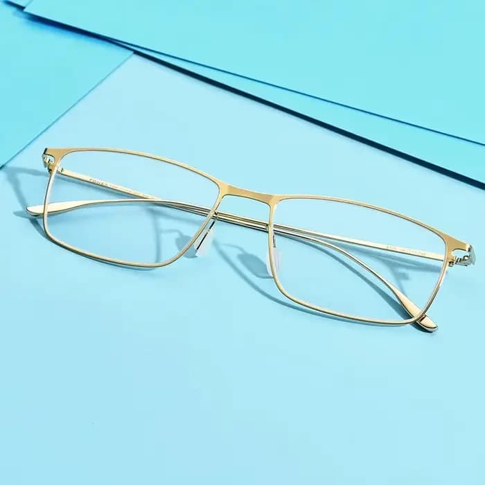 FONEX alliage lunettes cadre hommes montures à jante complète haut de gamme qualité lunettes carrées