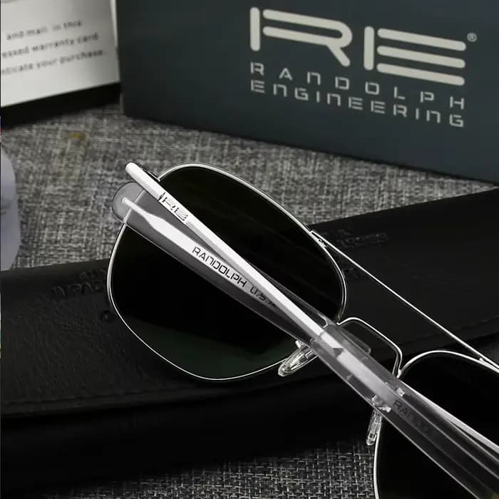 RE Pilot lunettes de soleil hommes UV400 Top qualité armée américaine militaire miroir AGX verre tre