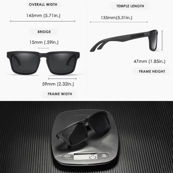 KDEAM-Lunettes de soleil polarisées pour hommes et femmes, lunettes de soleil, lunettes de soleil, l