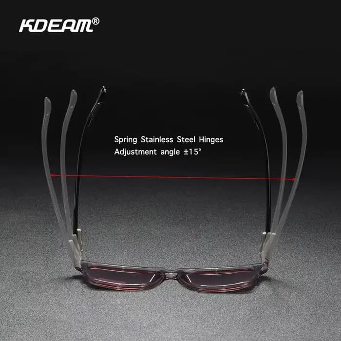 KDEAM – lunettes de soleil polarisées carrées assorties pour hommes et femmes, monture en matériau T