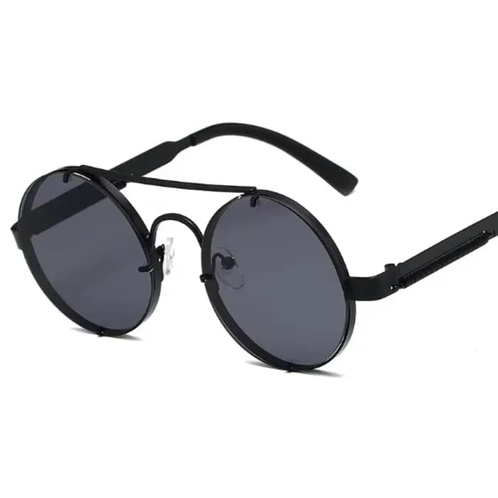 Lunettes de soleil Steampunk vintage pour hommes et femmes, marque rétro, miroir féminin, mode de st