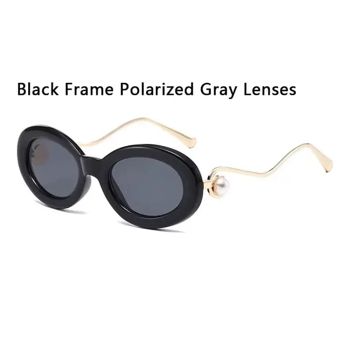 Nouvelles Lunettes de Soleil Ovale Tendance Vintage Polarisées pour Femmes et Hommes, Style Œil de C