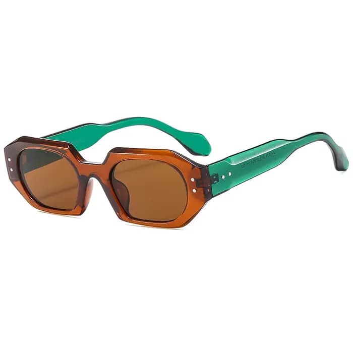 Petites lunettes de soleil rectangulaires pour hommes et femmes, lunettes de soleil carrées, nuances