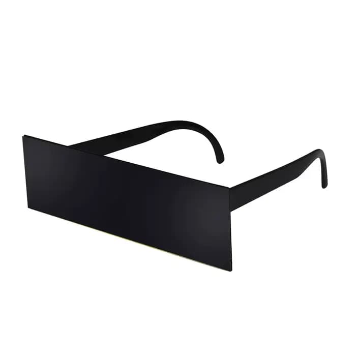 Lunettes de soleil de Festival, verres de fête, Bar noir, verres de soleil inhabituels, or argent St