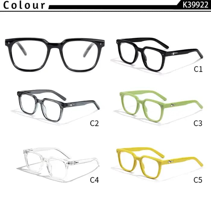HBK nouvelle mode lunettes carrées montures marque Design unisexe montures femmes Anti Bluelight ord