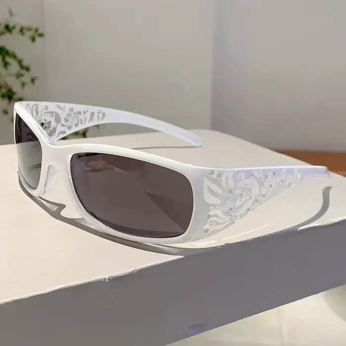 Lunettes de soleil carrées à petite monture pour femmes, nouveau modèle Y2K, Style rétro, élégantes,