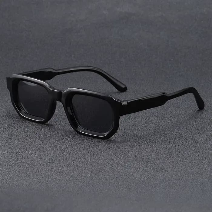 4pcsNew hommes Vintage Rectangle cadre lunettes de soleil mode rétro lunettes de soleil marque de lu