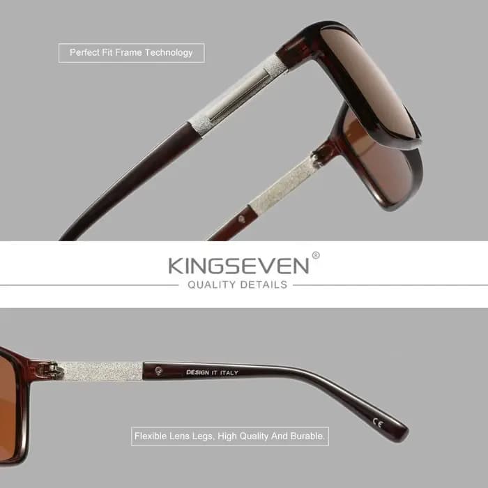 KINGSEVEN – lunettes de soleil à la mode pour hommes et femmes, verres Anti-UV400, pour la pêche en