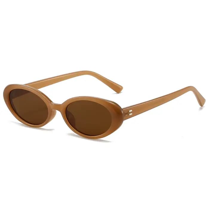 Petites lunettes de soleil ovales pour femmes, Design Vintage, nuances féminines, Sexy, rétro, Punk,