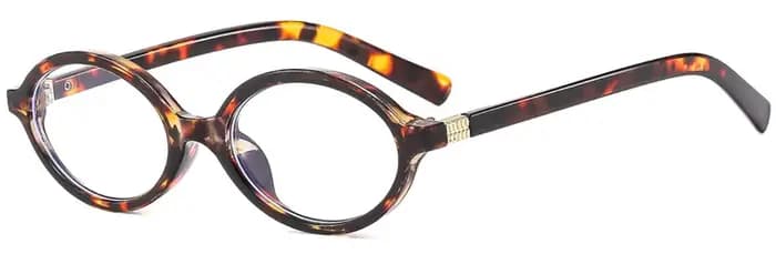 Lunettes optiques rétro Anti rayons bleus pour femmes, petites montures ovales, lunettes de Prescrip