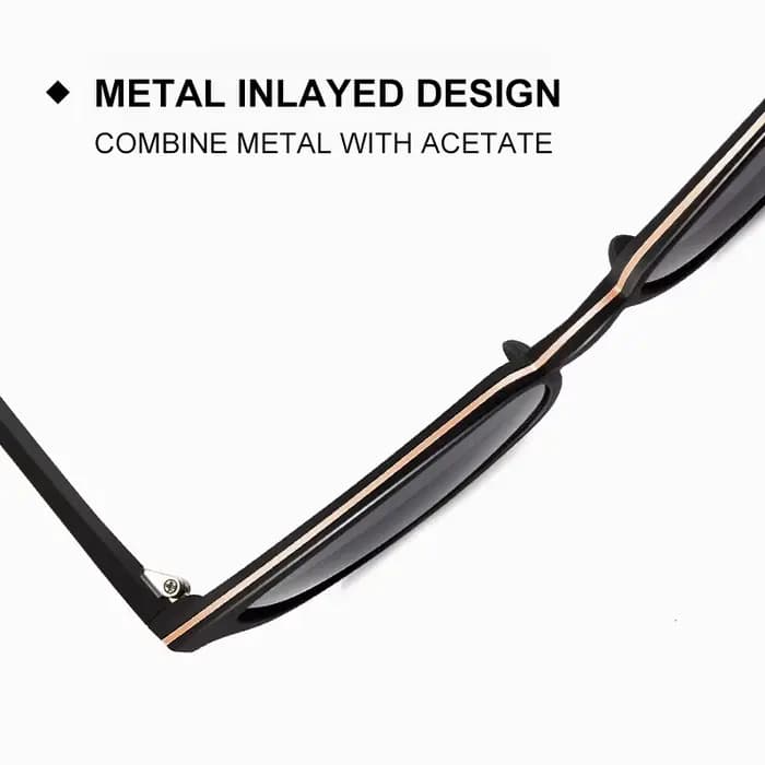 CAPONI – lunettes de soleil polarisées pour hommes, Design classique, protection des yeux, nuances n