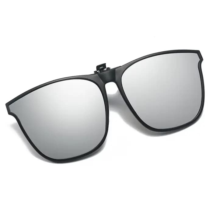Lunettes de soleil polarisées à Clip pour hommes, pour conducteur de voiture, Vision nocturne, Anti-