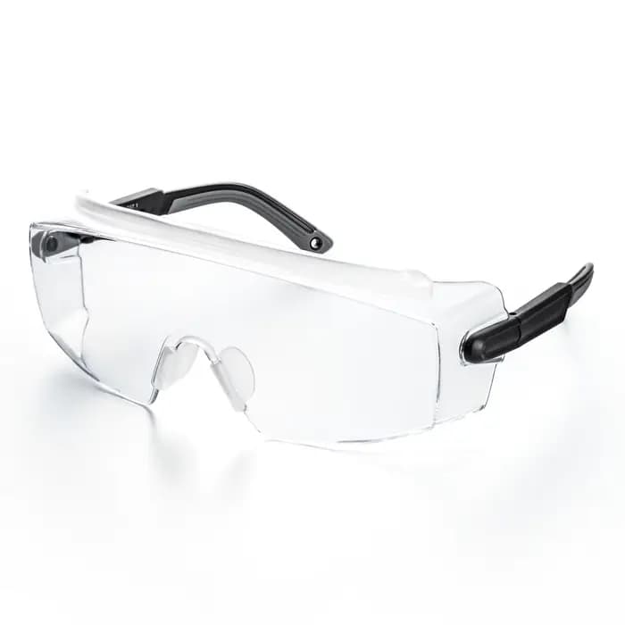 Lunettes de sécurité Anti-buée et poussière, monture transparente réglable, lunettes chimiques indus