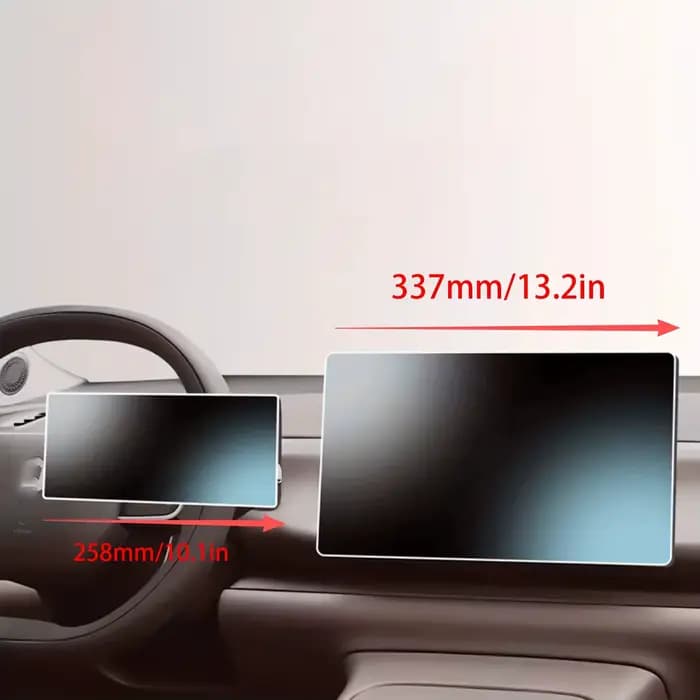 Verre trempé pour écran tactile, navigation GPS et film de protection pour tableau de bord des Leapm