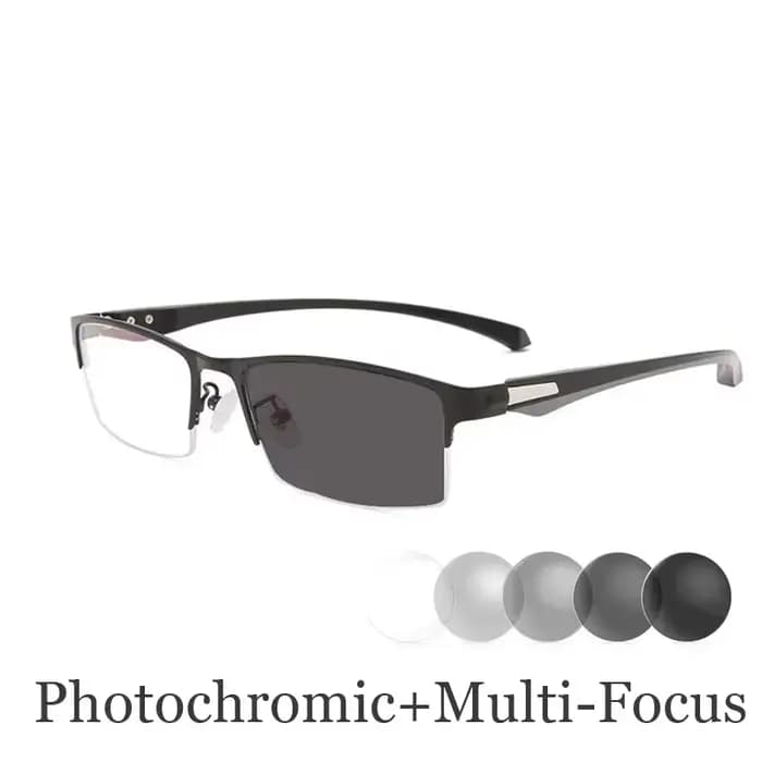 Lunettes de lecture multifocales progressives d'affaires, lunettes de presbytie de près et de loin,