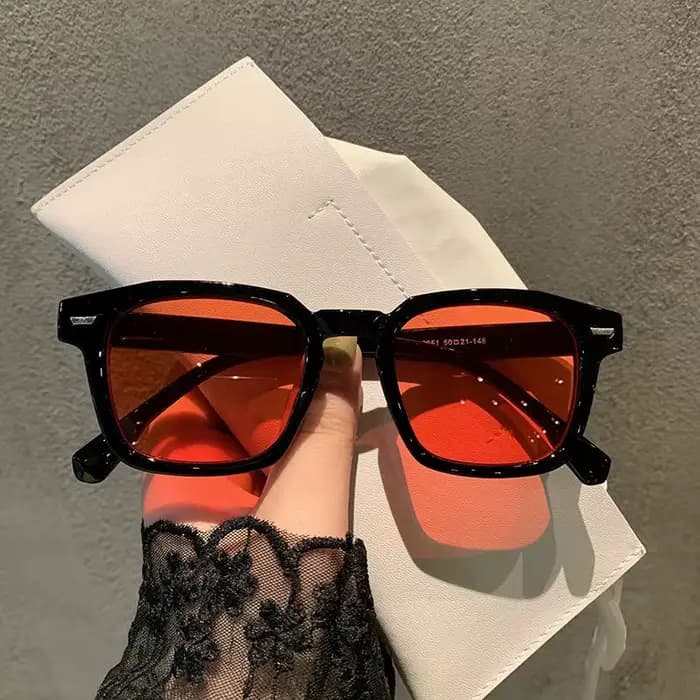 Nouveau unisexe Rectangle Vintage lunettes de soleil 2023 Design de mode rétro lunettes de soleil fe