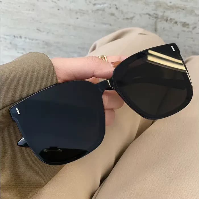 Lunettes de soleil carrées à la mode coréenne pour femmes et hommes, lunettes de plage rétro