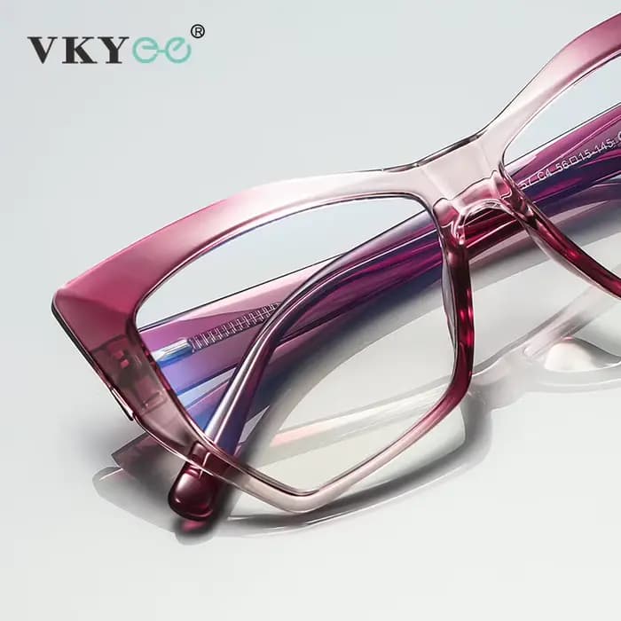 VICKY femmes Cateye Prescription lunettes de lecture dégradé myopie hypermétropie résine Anti lumièr