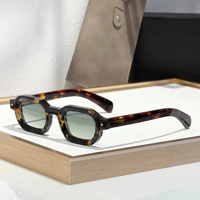 LA VEGA Lunettes de soleil carrées de luxe originales pour hommes, tendance 2026, classiques, faites