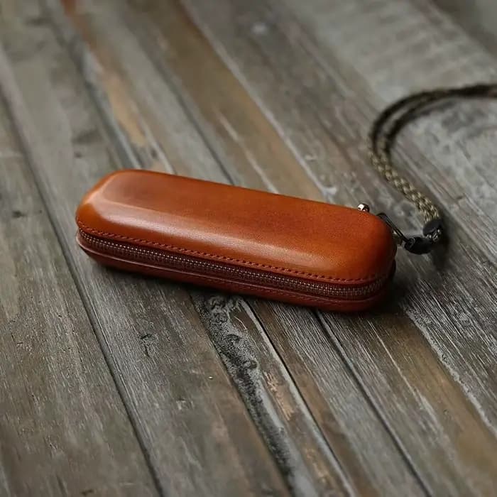 Étui à lunettes en cuir rétro Portable, pochette de voyage pour lunettes de soleil, étuis de rangeme