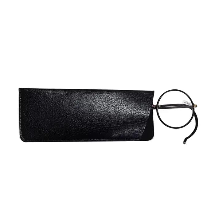 Lunettes de lecture rétro, monture ronde en métal + lecteur de poche portable 1.0 à + 3.5