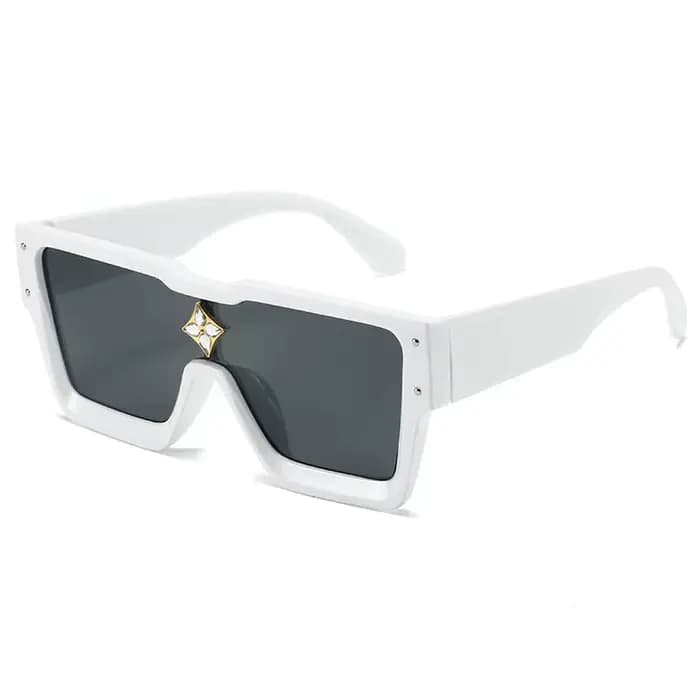 Lunettes de soleil carrées de luxe en diamant pour hommes et femmes, lunettes de soleil de marque de