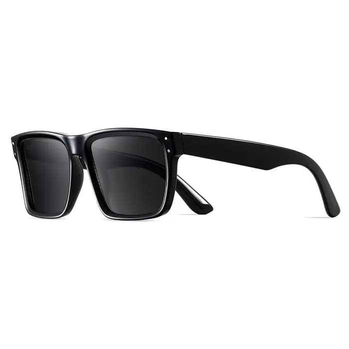 CRIXALIS – lunettes de soleil carrées surdimensionnées pour hommes, design bombé, anti-éblouissement