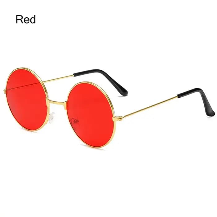Petites lunettes de soleil rondes pour hommes et femmes, rétro, punk, océan, document, nickel é, ver