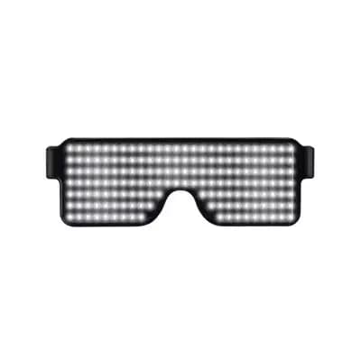 Lunettes décoratives lumineuses à LED pour la nuit, 5 couleurs au choix, pour hommes et femmes, lune