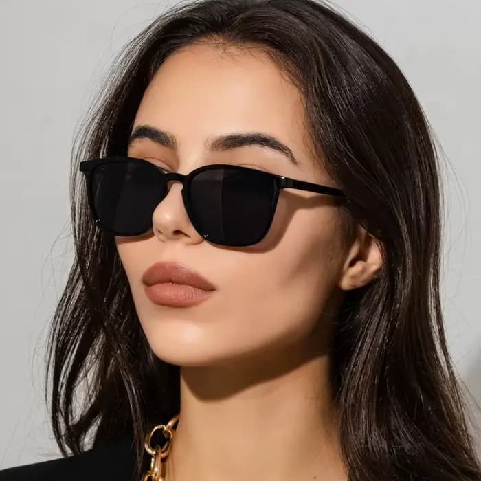 Lunettes de soleil carrées vintage tendance pour femmes, lunettes de soleil de marque de luxe, lunet