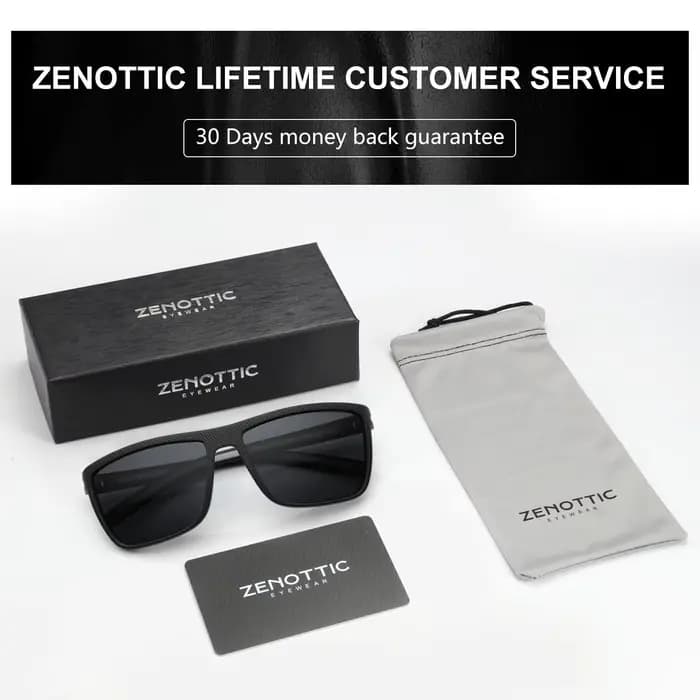 ZENOTTIC mode lunettes de soleil polarisées ombre pour femmes hommes léger TR90 cadre UV400 Protecti
