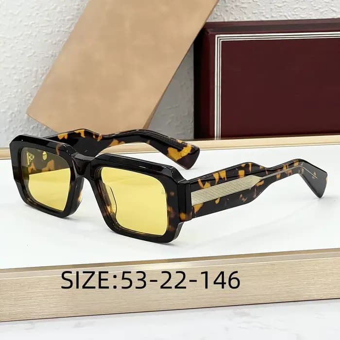 Lunettes de soleil MIGLIA de luxe, de haute qualité, fabriquées à la main, en acétate épais, design