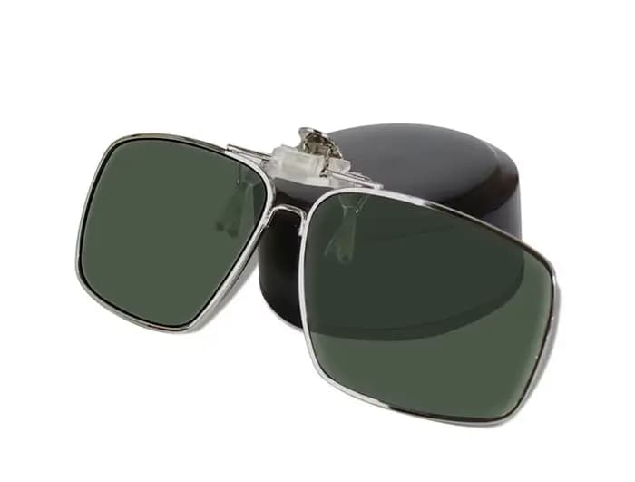 Lunettes de soleil polarisées jaunes à Clip pour hommes, Vision nocturne, pour la conduite, Clips Po