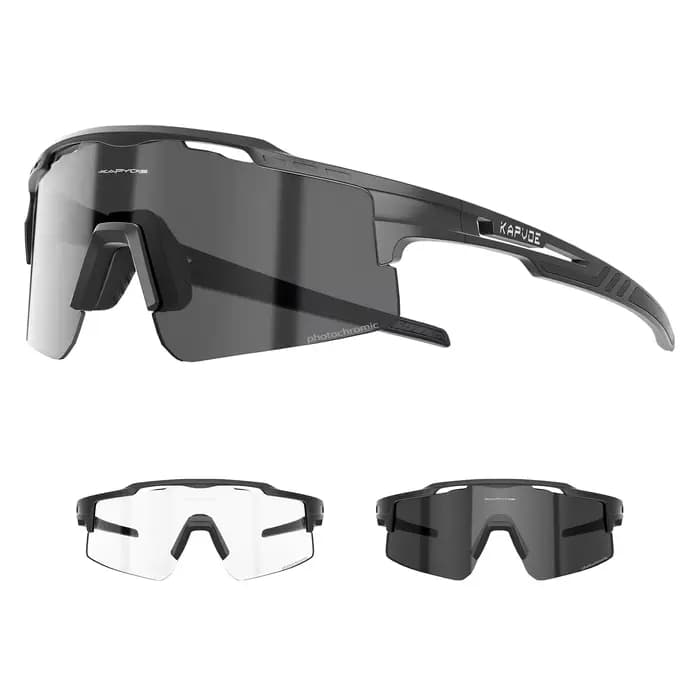 Kapvoe lunettes de sport de vélo photochromiques hommes femmes lunettes de soleil de cyclisme sur ro