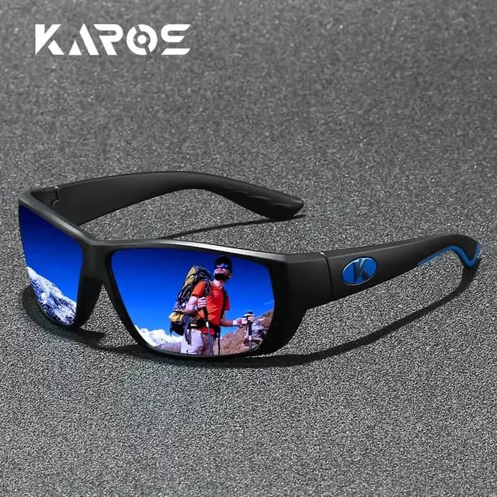 Lunettes de soleil polarisées de sport avec protection UV400 pour le cyclisme, la course à pied et l