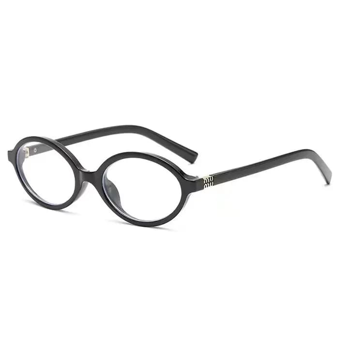 Y2K – lunettes ovales Anti-lumière bleue bloquant la lumière, verres transparents avec filtre Anti-r
