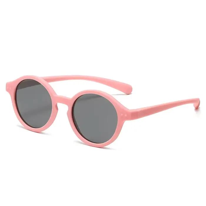 Lunettes de soleil flexibles en gel de pton pour bébé fille, protection UV400, sangle polarisée en T