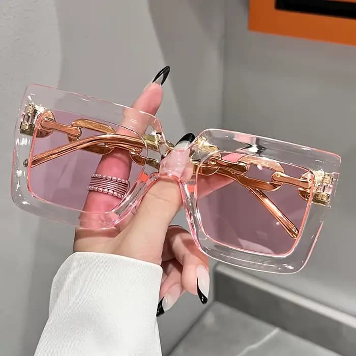 Lunettes de soleil carrées de luxe pour femmes, couleur bonbon, Anti-éblouissement, pour plage, fête