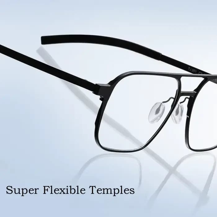 YIMARUILI pilote polarisé pince magnétique sur lunettes pur titane Double faisceau optique Prescript