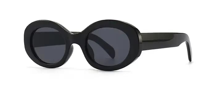 Vintage petites lunettes De soleil ovales femmes marque De luxe concepteur noir femme lunettes De so