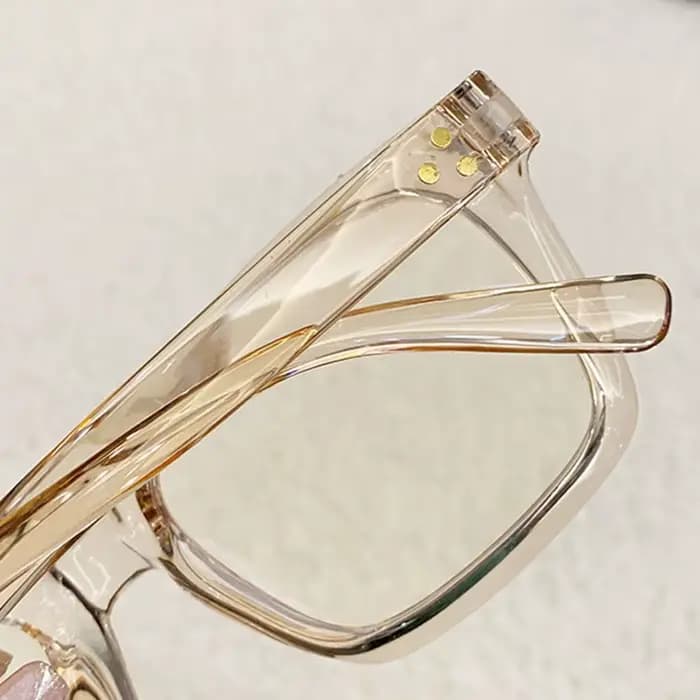 Lunettes carrées respirantes anti-lumière bleue, lunettes de myopie à grande monture, lunettes à lum