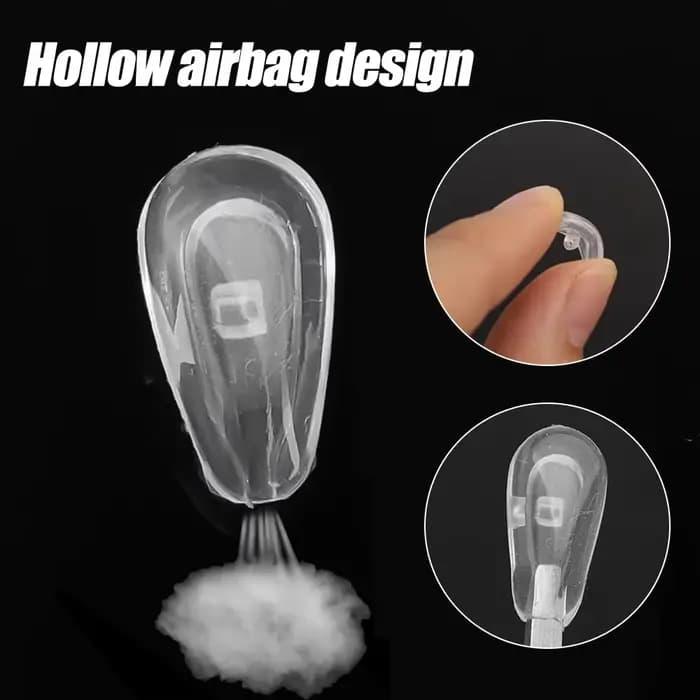 Airbag en silicone pour lunettes, coussin d'air souple, boulons coordonnants, vis, tournevis, access
