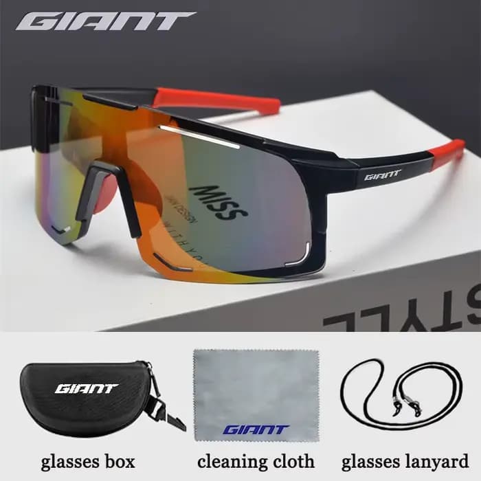 Lunettes de soleil géantes pour hommes et femmes, verres de sport, d'équitation, de vélo de route, d