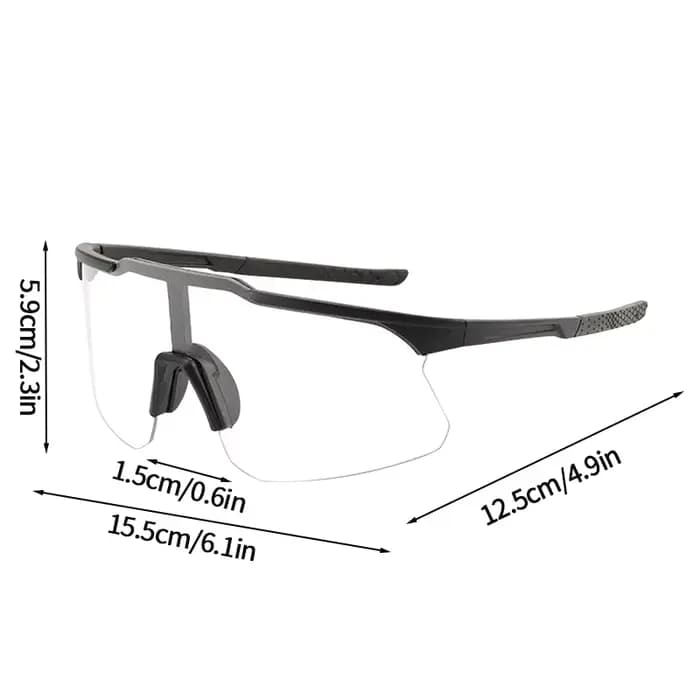 Lunettes de soleil polarisées pour le cyclisme et le ski en extérieur pour homme et femme, lunettes