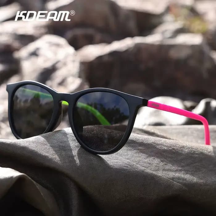 KDEAM rétro ovale lunettes de soleil femmes lunettes polarisées Vinatge taille moyenne doux et antid