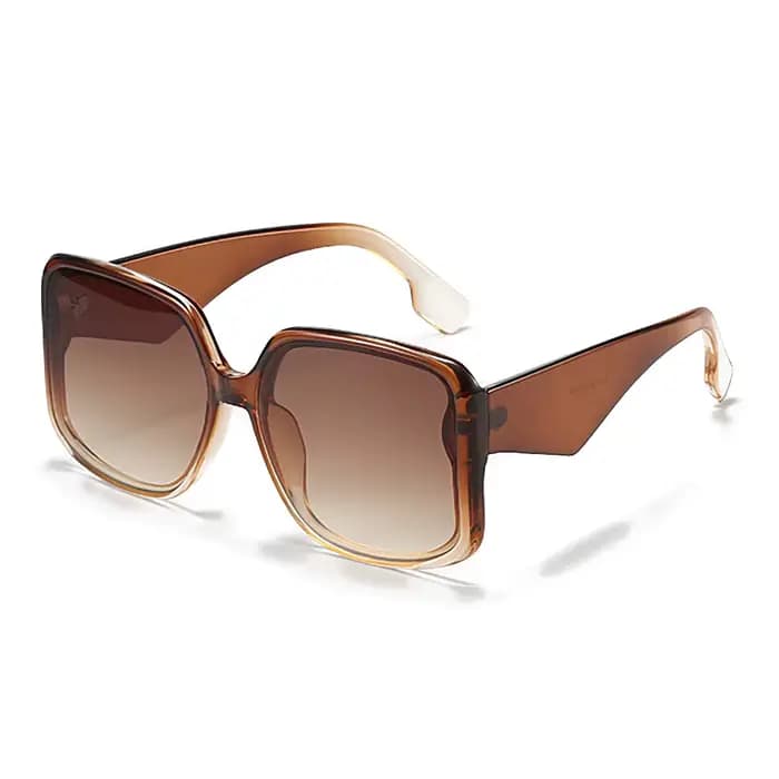 Lunettes de soleil pour femmes, Design Unique à Double monture, avec monture surdimensionnée et verr