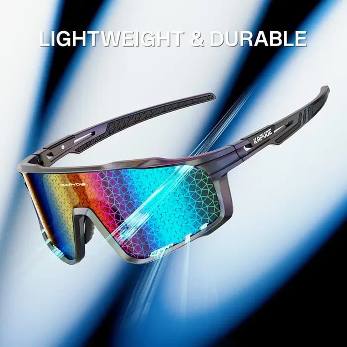 KAPVOE lunettes de soleil de cyclisme en plein air vtt Sports de route lunettes de soleil de vélo lu