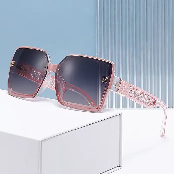 Nouvelle boîte de mode de luxe lunettes de soleil dames lunettes de soleil pare-soleil haute sens